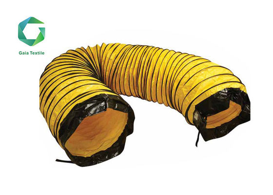 Tear Resistant PVC Ventilation Ducting B1 Flame Retardant 420gsm Mining Flexible