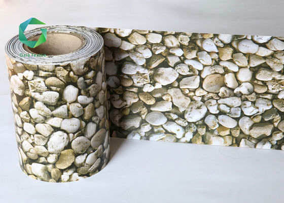 19cm Fabric Fencing Material 650gsm , Strip PVC Woven Privacy Fence Screen Printed Vinyl