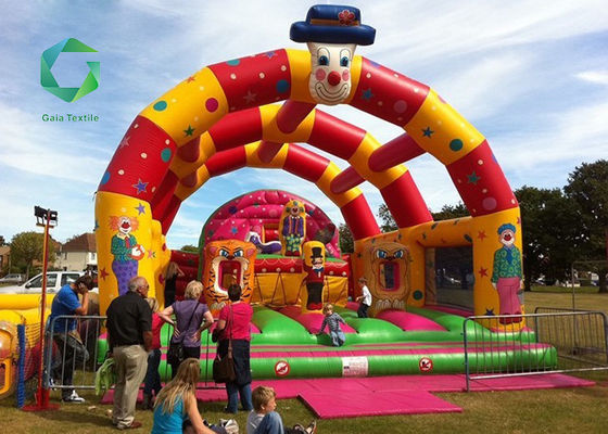 0.6mm Airtight PVC Inflatable Fabric Vinyl Coated  Kid Amusement Water Park Anti UV