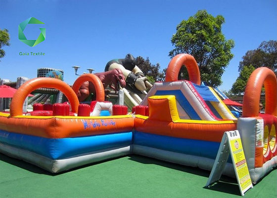 0.6mm Airtight PVC Inflatable Fabric Vinyl Coated  Kid Amusement Water Park Anti UV