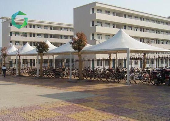 140N Adhesion PVC Membrane Structure 1450gsm Vinyl Fabric Tensile Landscape Architecture