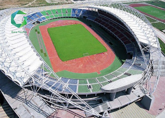 100m Length Heavy Duty Waterproof Membrane 2000d , 1500gsm Membrane Structure Architecture