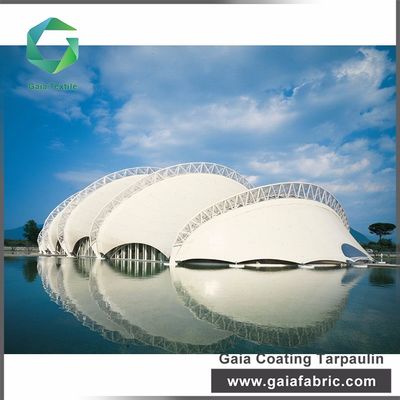 2000d Vinyl Architecture PVC Membrane Structure Fabric Tension Heavy Duty 3m width