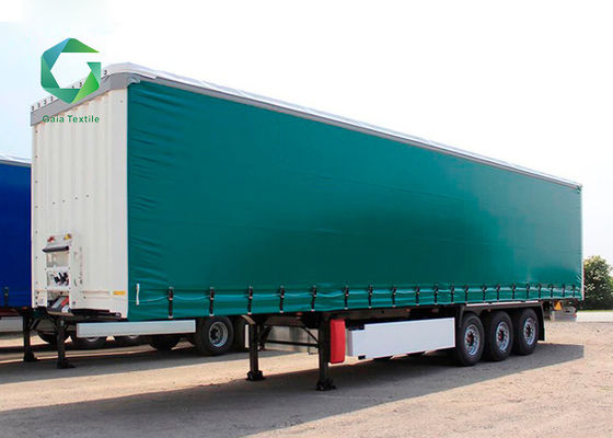 Transportation Knife Coated Tarpaulin 22oz Waterproof Truck Cover PVC 750gsm Fabric